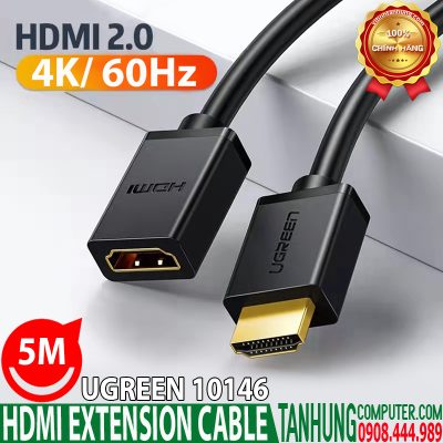 Cáp HDMI 2.0 nối dài 5M  Ugreen 10146 chính hãng cao cấp
