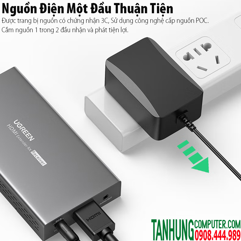 bo-chuyen-hdmi-qua-cap-mang-50m-ho-tro-fullhd-1080p60hz-ugreen-50739