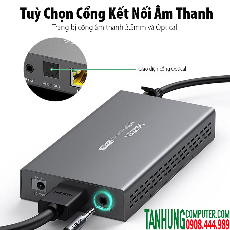 bo-chuyen-hdmi-qua-cap-mang-50m-ho-tro-fullhd-1080p60hz-ugreen-50739