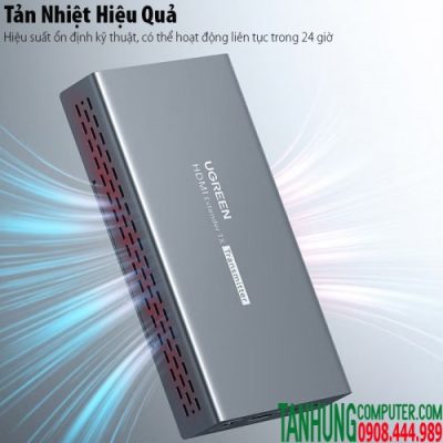 Bộ Chuyển HDMI 2.0 Qua Cáp Mạng 120M Hỗ Trợ 4K@60Hz Ugreen 10939 chính hãng cao cấp