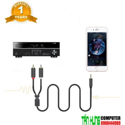 Cáp chuyển đổi audio 3.5 sang AV cao cấp chính hãng Ugreen 10514 dài 10m