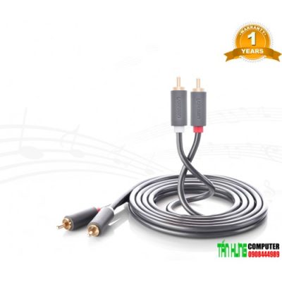 Cáp AV hoa sen 2 đầu RCA 3m cao cap chính hãng Ugreen UG 10519