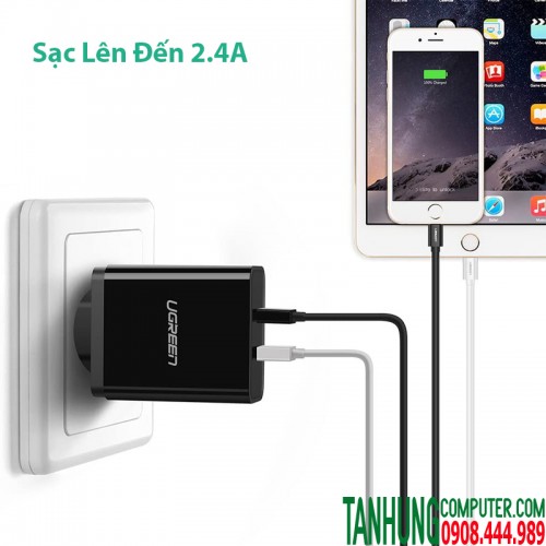 2-500x500-24 Cáp USB Lightning chuẩn MFi Ugreen 20728 Dài 1M Chính Hãng