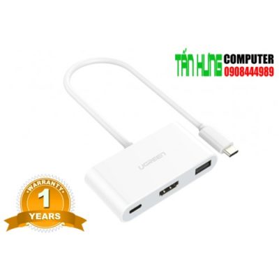 Cáp Chuyển USB-C to HDMI Cao Cấp Ugreen 30377