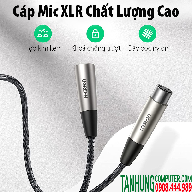 20499204-1 day-noi-dai-mic-xlr-6mm-10m-ugreen-20714