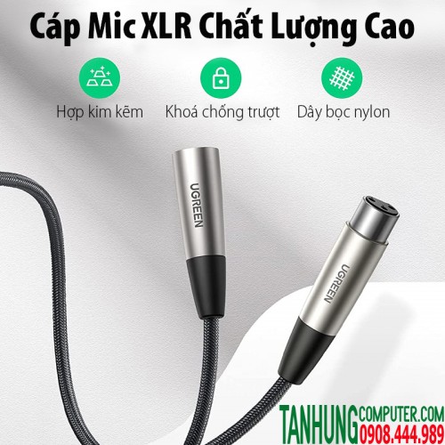 20499204-500x500-2 Dây Nối Dài MIC XLR Canon 5M Ugreen 40492 Chính Hãng Cao Cấp