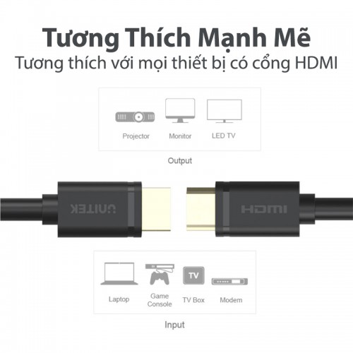 3-500x500-23 Cáp HDMI UNITEK Y-C 142M dài 10met (4k Ultra HD1.4v & 3D) Chính Hãng
