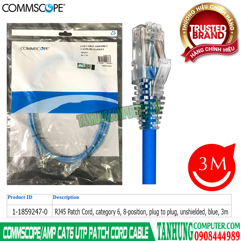cap-nhay-patch-cord-commscope-amp-cat6-utp-dai-3-met