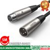 Dây Nối Dài MIC XLR Canon 5M Ugreen 40492 Chính Hãng Cao Cấp