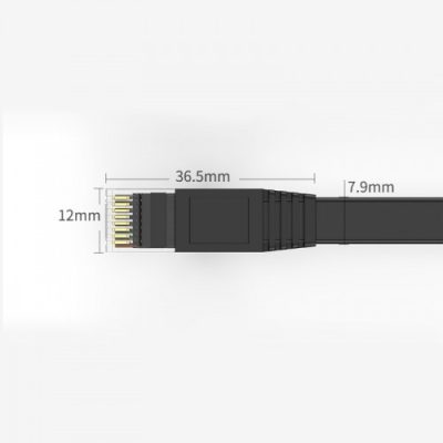 Dây nhảy,Patch Cord Ugreen 50181 Cat6 20M-Gigabit 26AWG Flat