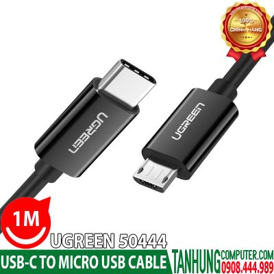 Cáp USB-C To Micro USB 1M Ugreen 50444 Chính hãng cao cấp