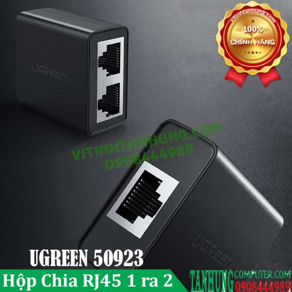 Hộp chia RJ45 + IPTV Cao Cấp Chính Hãng Ugreen 50923 (Bộ 2 cái)