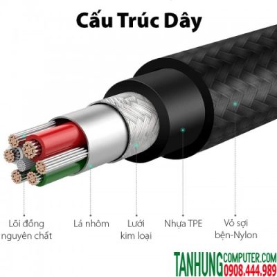 Cáp sạc USB Lightning chuẩn MFi Ugreen 60156 Dài 1M (Vỏ nhôm) Chính Hãng