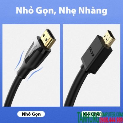 Cáp HDMI 2.0 Ugreen 60440 dài 2M độ phân giải 4K@60Hz Cao Cấp (Hỗ trợ ARC)