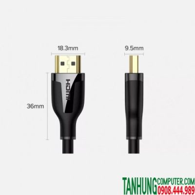 Cáp HDMI 2.0 Ugreen 60440 dài 2M độ phân giải 4K@60Hz Cao Cấp (Hỗ trợ ARC)