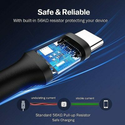 Cáp USB 2.0 to USB-C Ugreen 60826 dài 3m hỗ trợ sạc 3A chính hãng cao cấp