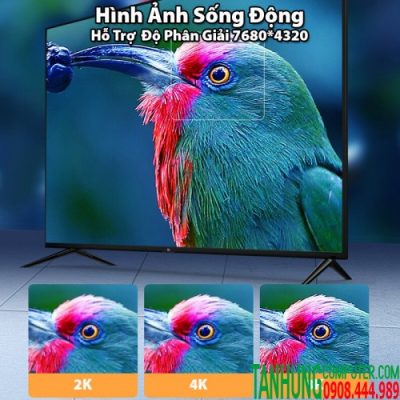 Cáp HDMI 2.1 Ugreen 80403 dài 2M độ phân giải 8K@60Hz Cao Cấp (Sợi Cotton)