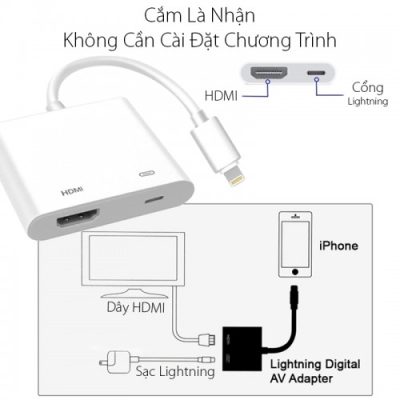 Cáp Apple Lightning to HDMI Adapter MD826AM/A