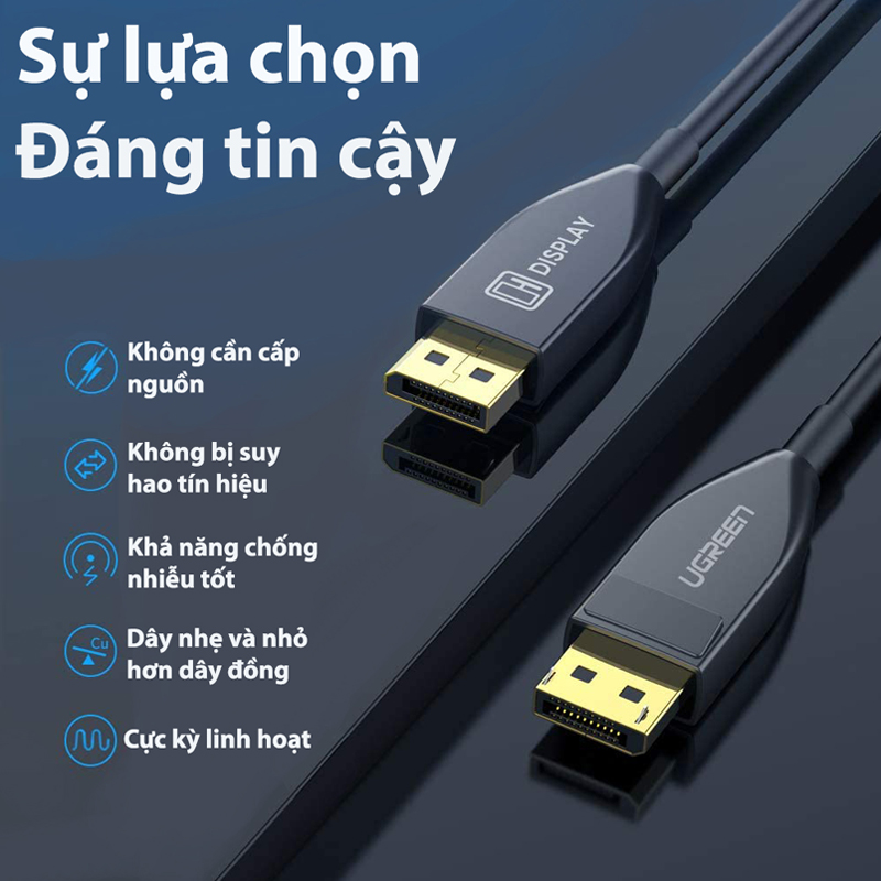 cap-displayport-1-4-soi-quang-dai-10m-ho-tro-8k60hz-ugreen-60270
