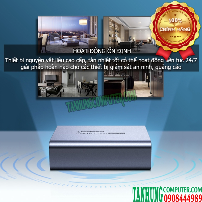 bo-chuyen-hdmi-qua-cap-mang-50m-ho-tro-fullhd-1080p60hz-ugreen-50739