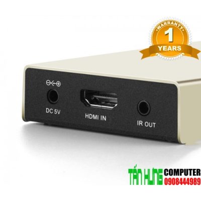 Thiết bị kéo dài HDMI 120M Qua Mạng LAN Cat5e/6 With IR control Ugreen 40283 (Receiver)