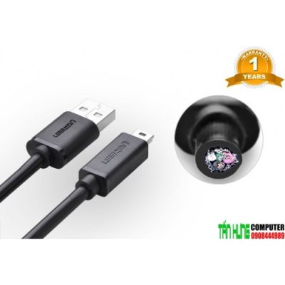 Cáp Mini USB 2.0 Ugreen 10339 dài 2m chính hãng