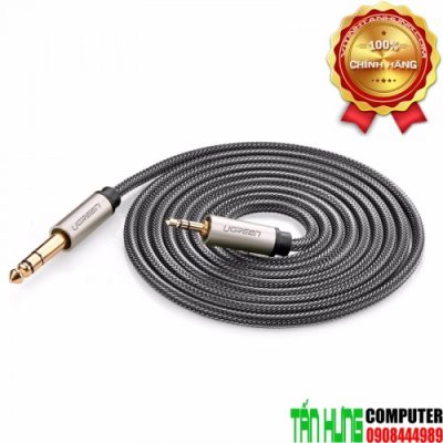 Cáp Chuyển Audio 3.5mm to 6.5mm Cao Cấp Dài 5M Ugreen 10630