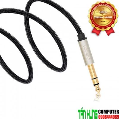 Cáp Chuyển Audio 3.5mm to 6.5mm Cao Cấp Dài 5M Ugreen 10630