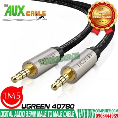 Cáp Audio 3.5mm Dài 1,5m Cao Cấp Ugreen 40780