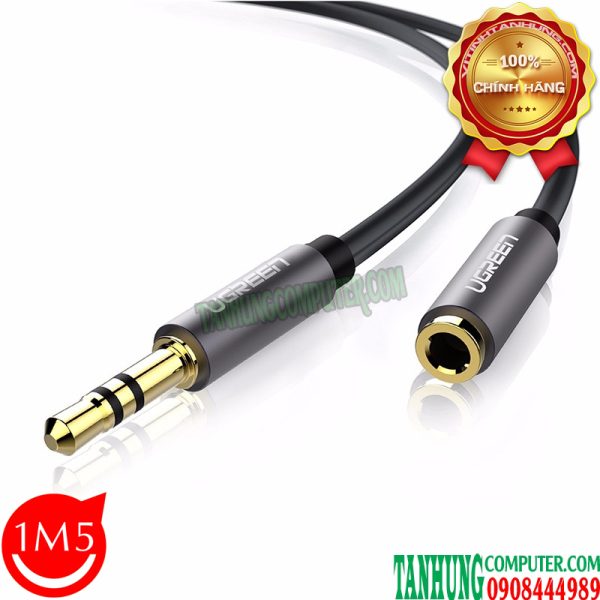 Cáp Audio 3.5mm nối dài 1M5 cao cấp Ugreen 10593