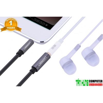 Cáp Audio 3.5mm nối dài 5m Ugreen 10538 vỏ nhôm cao cấp