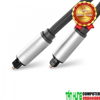 Cáp audio quang (Toslink, Optical) 2M Ugreen 10540 vỏ nhôm