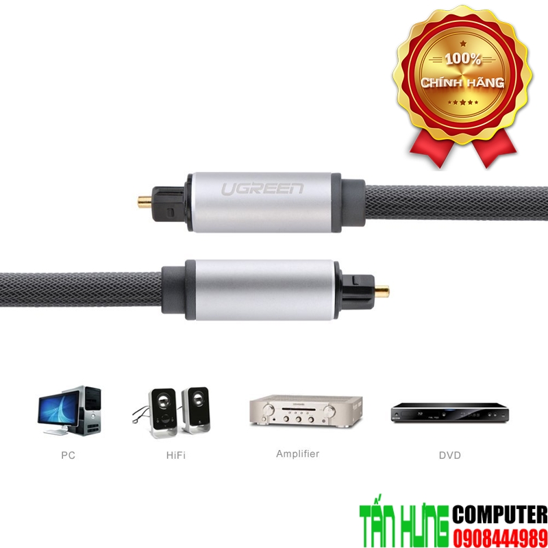 cap-audio-quang-toslink-optical-1m-ugreen-10539-vo-nhom