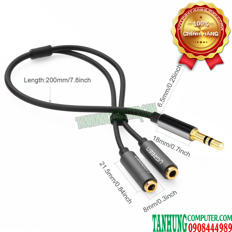 cap-chia-audio-3-5mm-1-ra-2-cao-cap-ugreen-10532