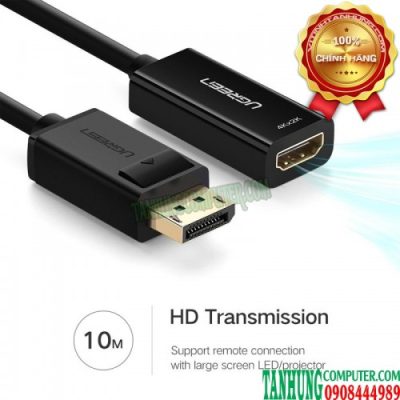 Cáp Chuyển Displayport to HDMI FullHD Cao Cấp Ugreen 40362