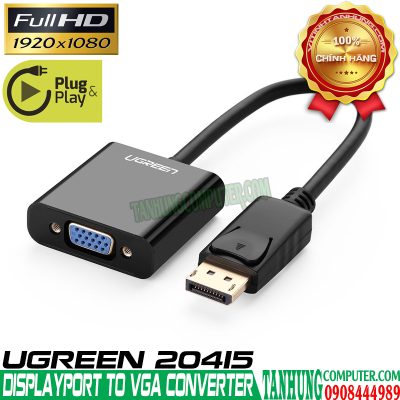 Cáp chuyển Displayport to VGA cao cấp Ugreen 20415 - New