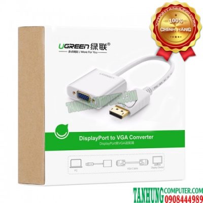 Cáp chuyển Displayport to VGA cao cấp Ugreen 20416