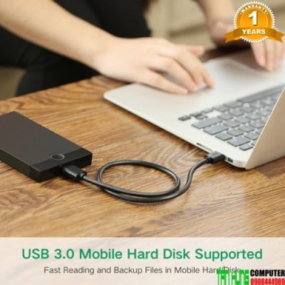 Cáp USB to Micro USB 3.0 cao cấp Ugreen 10365 dài 0.25m