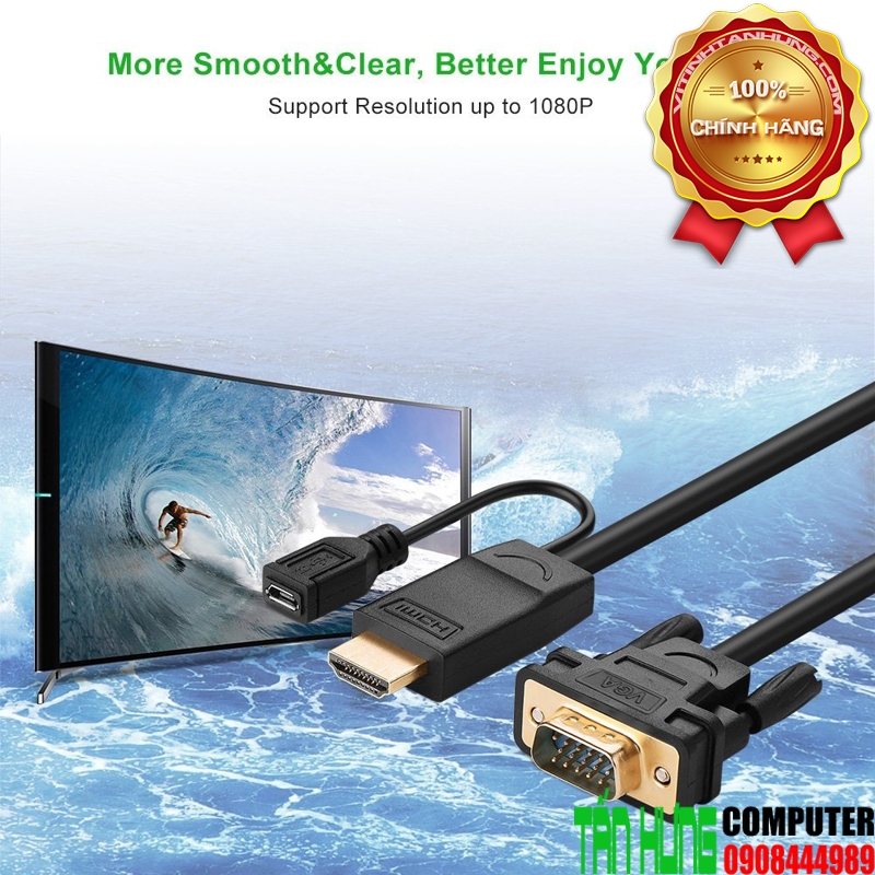 cap-chuyen-hdmi-to-vga-chinh-hang-ugreen-30449