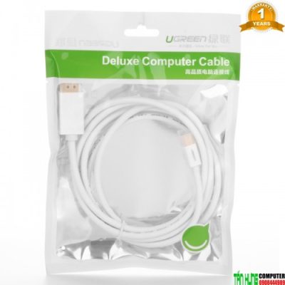 Cáp chuyển Mini Displayport To Displayport dài 3M cao cấp Ugreen 10423