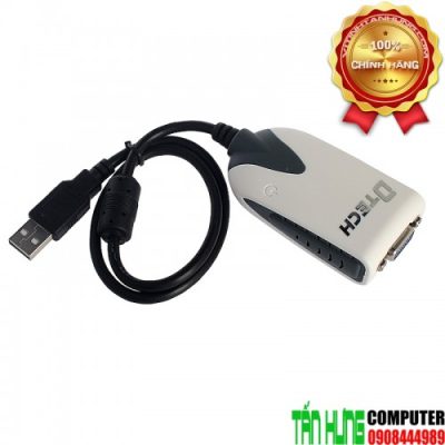 Cáp Chuyển Đổi Tín Hiệu USB Sang VGA D-TECH