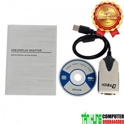 Cáp Chuyển Đổi Tín Hiệu USB Sang VGA D-TECH