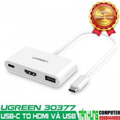 Cáp Chuyển USB-C to HDMI Cao Cấp Ugreen 30377