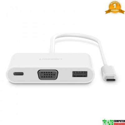 Cáp Chuyển USB-C to VGA Cao Cấp Ugreen 30376