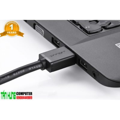 Cáp Displayport 1.2 to HDMI 4Kx2K  Ugreen 10202 cao cấp dài 2M