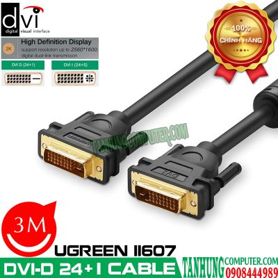Cáp DVI-D 24+1 Dài 3M Ugreen 11607