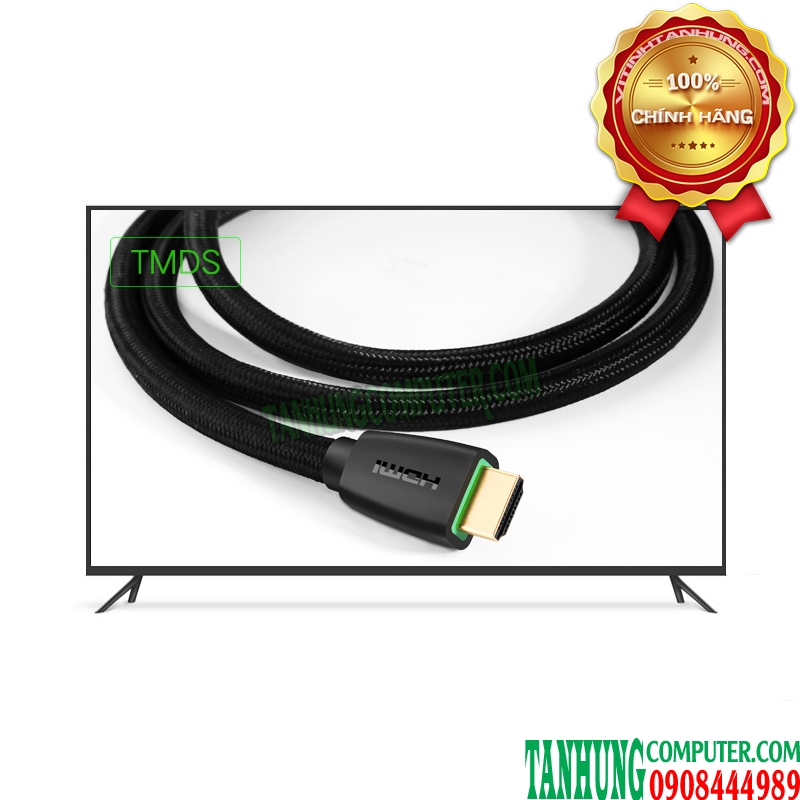 Cáp HDMI 5m Ugreen 40412 chính hãng, chuẩn 2.0