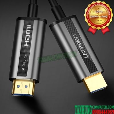 Cáp HDMI 2.0 Sợi Quang Dài 15M Hỗ Trợ 4K@60Hz HDR Cao Cấp Ugreen 50215