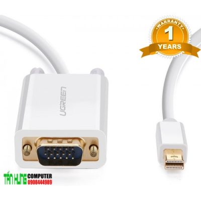 Cáp Mini Displayport sang VGA 1,5M Ugreen 10410 Cao Cấp