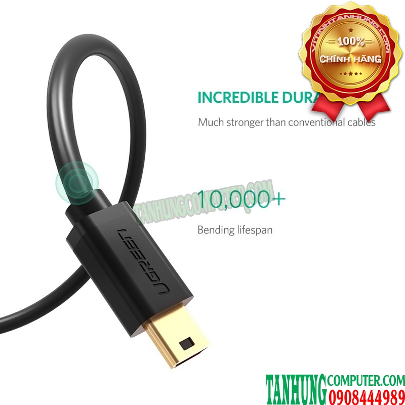 cap-mini-usb-2-0-dai-1m-cao-cap-ugreen-10355